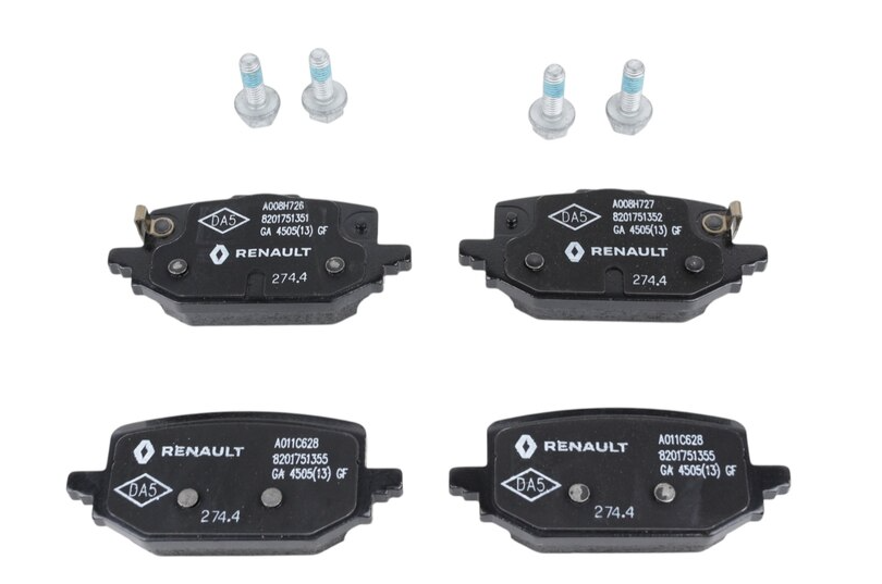 Klocki Hamulcowe Tył Renault Dacia 440607734R Oryginał ORG 440607734R