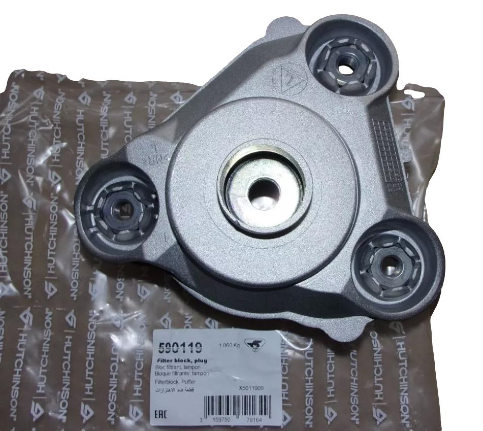 Mocowanie Amortyzatora 1607691280 Citroen Peugeot Hutchinson HUT 590119