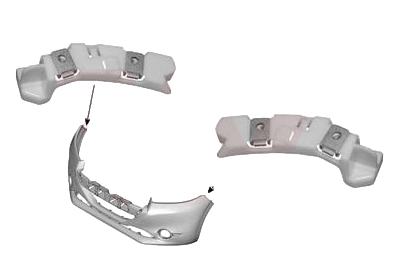 Mocowanie Zderzaka Citroen Peugeot 1607398380 Oryginał ORG 1607398380