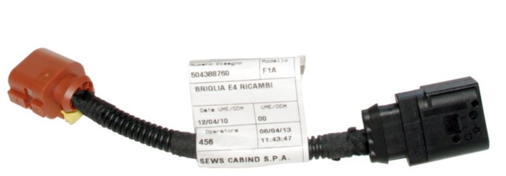 Wiązka Przepustnicy Peugeot Fiat Iveco 504388760 Oryginał ORG 504388760