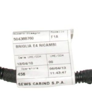 Wiązka Przepustnicy Peugeot Fiat Iveco 504388760 Oryginał ORG 504388760