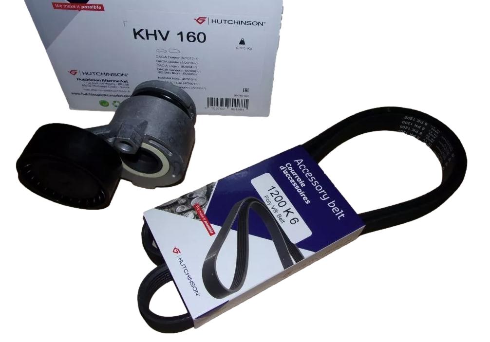Zestaw Paska Napędu 117203694R Renault Dacia Hutchinson HUT KHV160