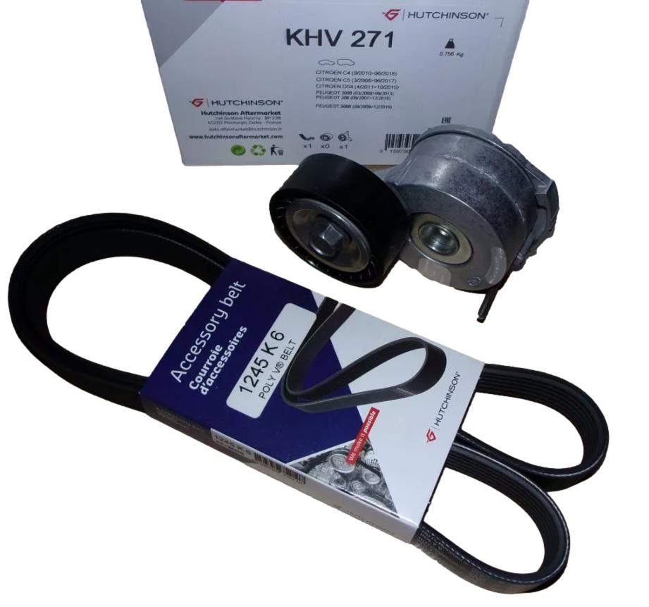 Zestaw Paska Napędu 1611278380 Citroen Peugeot Hutchinson HUT KHV271