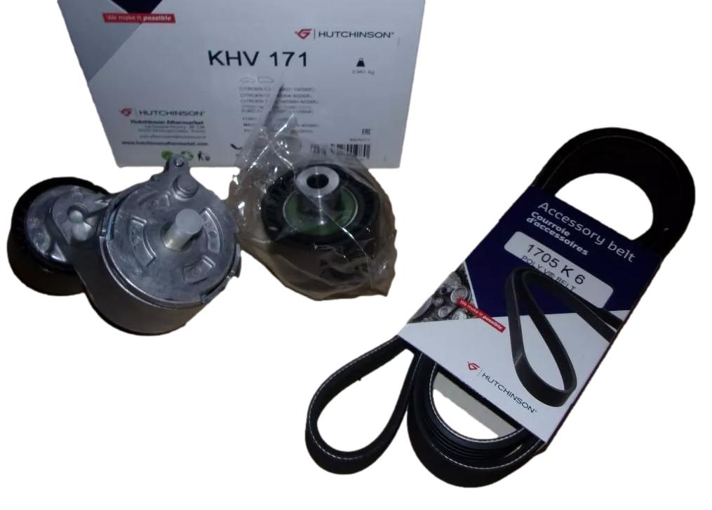 Zestaw Paska Napędu 1613844480 Citroen Peugeot Hutchinson HUT KHV171