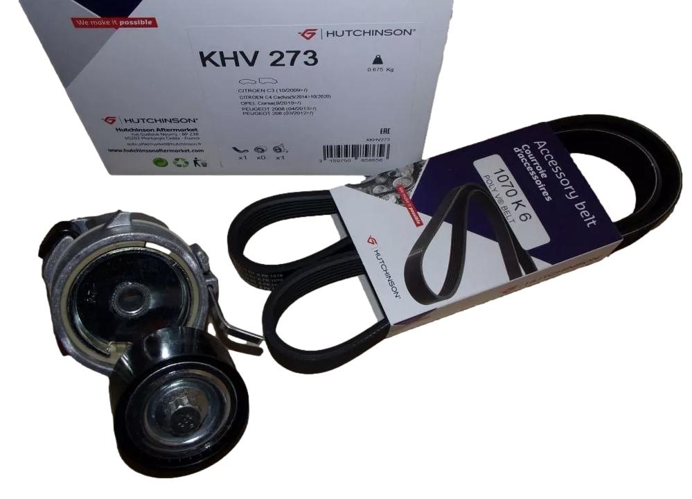 Zestaw Paska Napędu 1621267280 Citroen Peugeot Hutchinson HUT KHV273