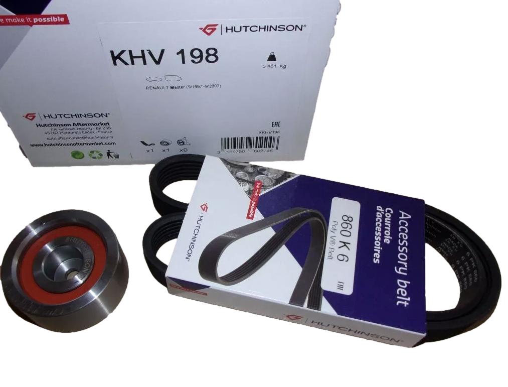 Zestaw Paska Napędu 7701477570 Renault Dacia Hutchinson HUT KHV198