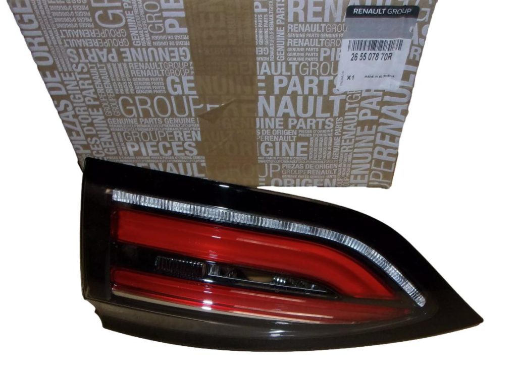 Lampa Prawy Tył Renault 265507870R Oryginał 265507870R