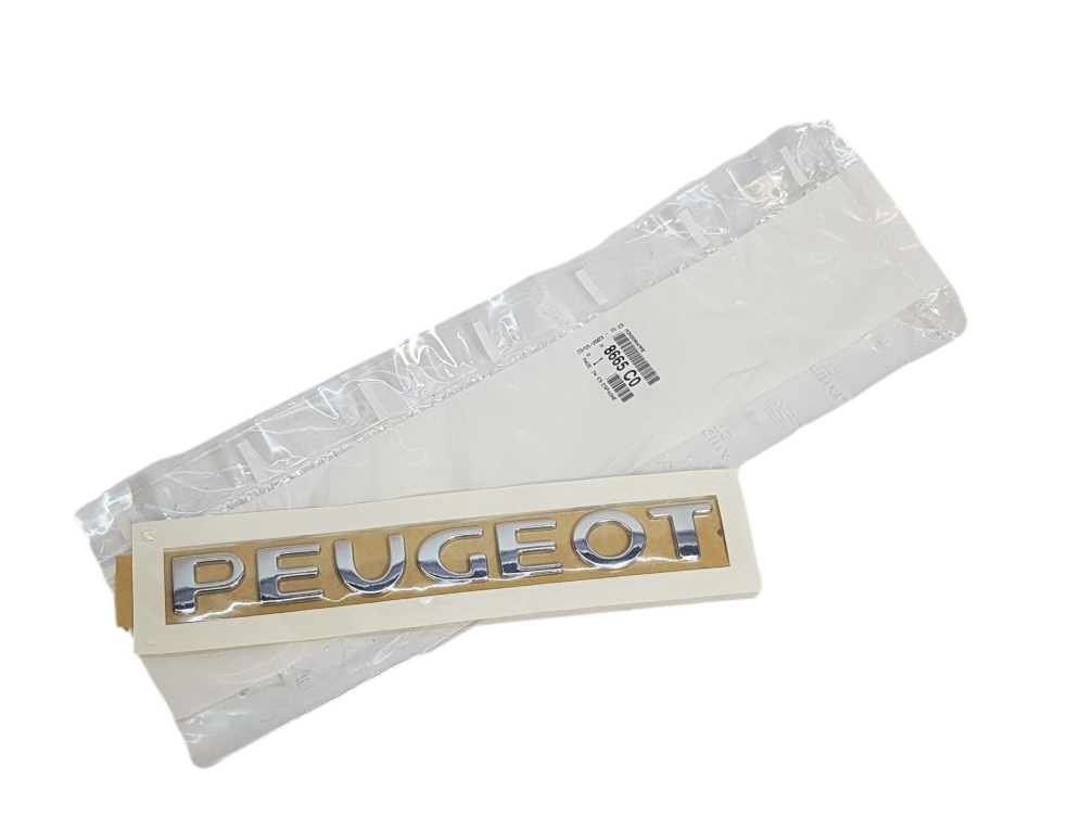 Emblemat 8665C0 Peugeot Oryginał ORG 8665C0