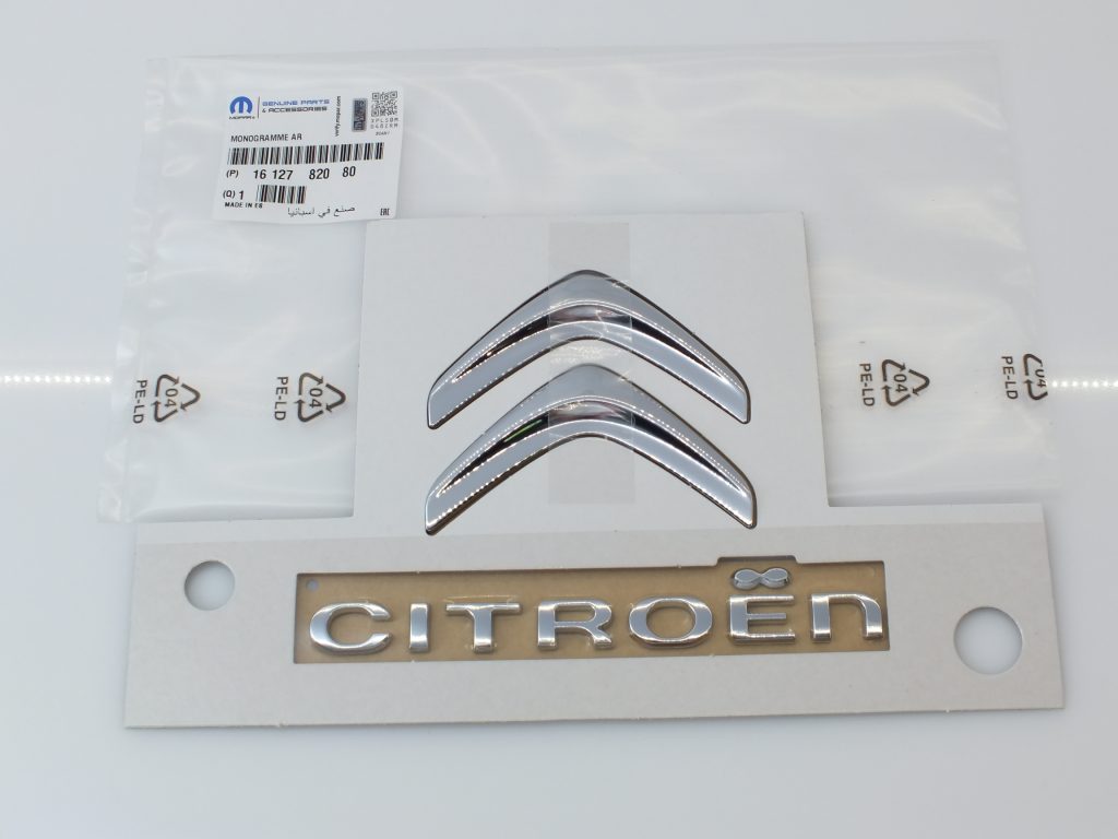 Emblemat Citroen 1612782080 Oryginał 1612782080