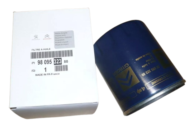 Filtr Oleju 9809532380 Citroen Peugeot Oryginał ORG 9809532380