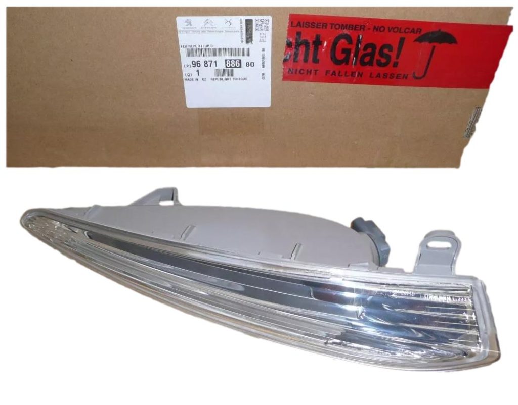 Kierunkowskaz Prawy 9687188680 Citroen Peugeot DS5 Oryginał 9687188680