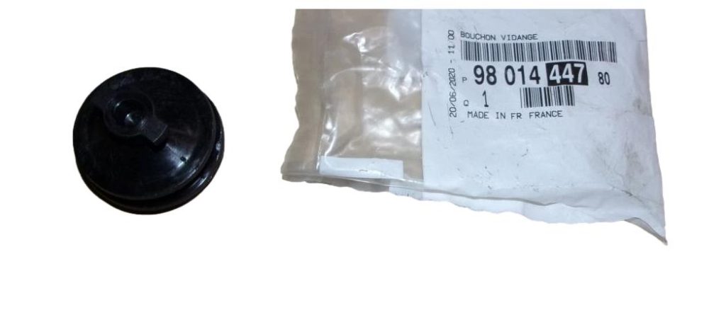 Korek Spustu Oleju 9801444780 Citroen Peuugeot 2.0 BlueHDi Oryginał ORG 9801444780