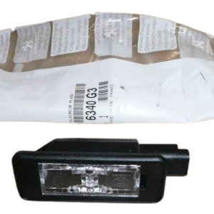 Lampa Oświetlenia Tablicy Rejestracyjnej 6340G3 Citroen Peugeot Oryginał ORG 6340G3