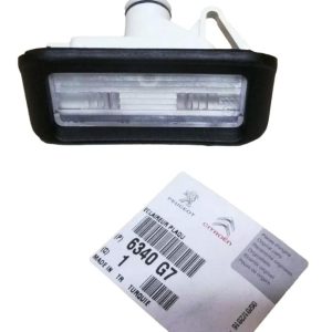 Lampa Oświetlenia Tablicy Rejestracyjnej 6340G7 Citroen Peugeot Oryginał ORG 6340G7