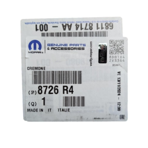 ORG 8726R4 2