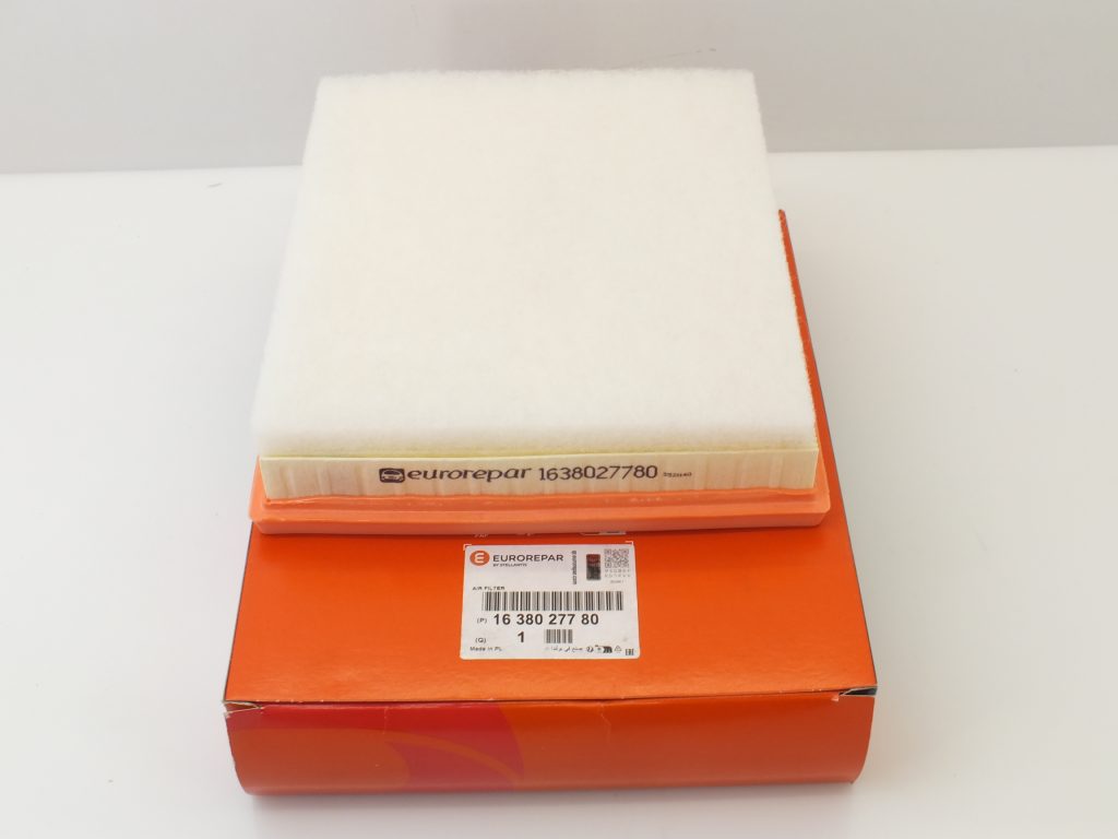 Filtr Powietrza Citroen Peugeot 1.6Bluehdi 1638027780 Eurorepar 1638027780
