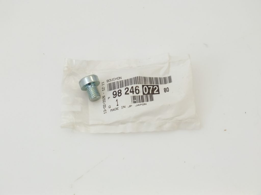 Korek Spustu Oleju 9824607280 Citroen Peugeot Oryginał ORG 9824607280