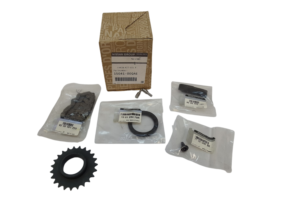 Łancuch Pompy Oleju 1504100QAE Renault Clio II Kangoo 1.9 D Oryginał ORG 1504100QAE