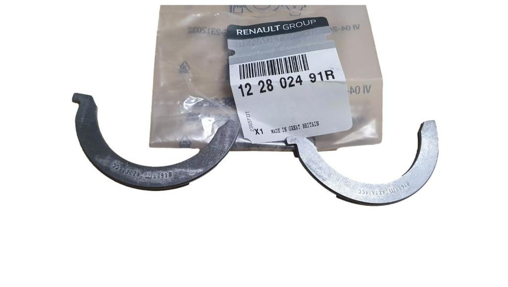 Panewki Oporowe Wału Korbowego 122802491R 122808168R Renault Oryginał ORG 122802491R
