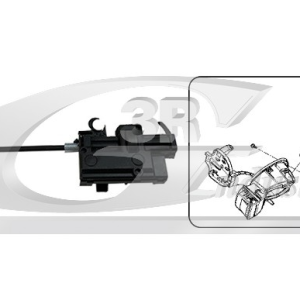 Siłownik Klapki Wlewu Paliwa 788260006R 8200312600 Renault 3RG 3RG 12601