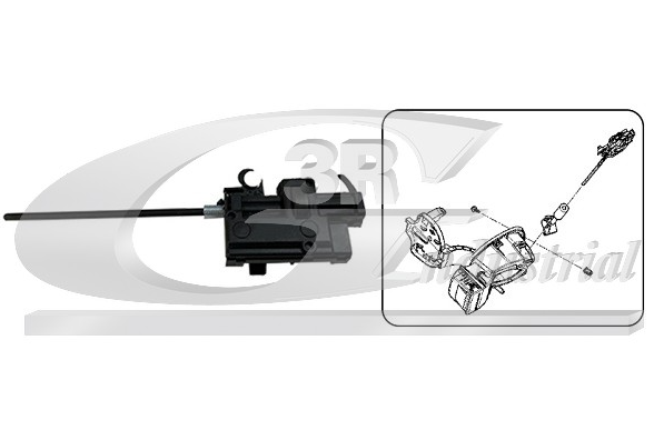 Siłownik Klapki Wlewu Paliwa 788260006R 8200312600 Renault 3RG 3RG 12601