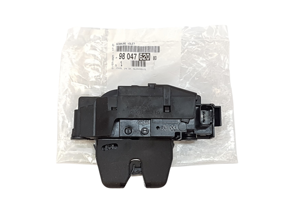 Zamek Klapy 9804762080 Oryginał Citroen Peugeot 3008 308 Oryginał ORG 9804762080