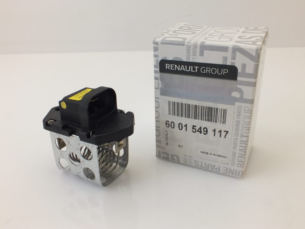 Opornica Rezystor Wentylatora Renault Dacia 6001549117 8200538452 Oryginał 6001549117